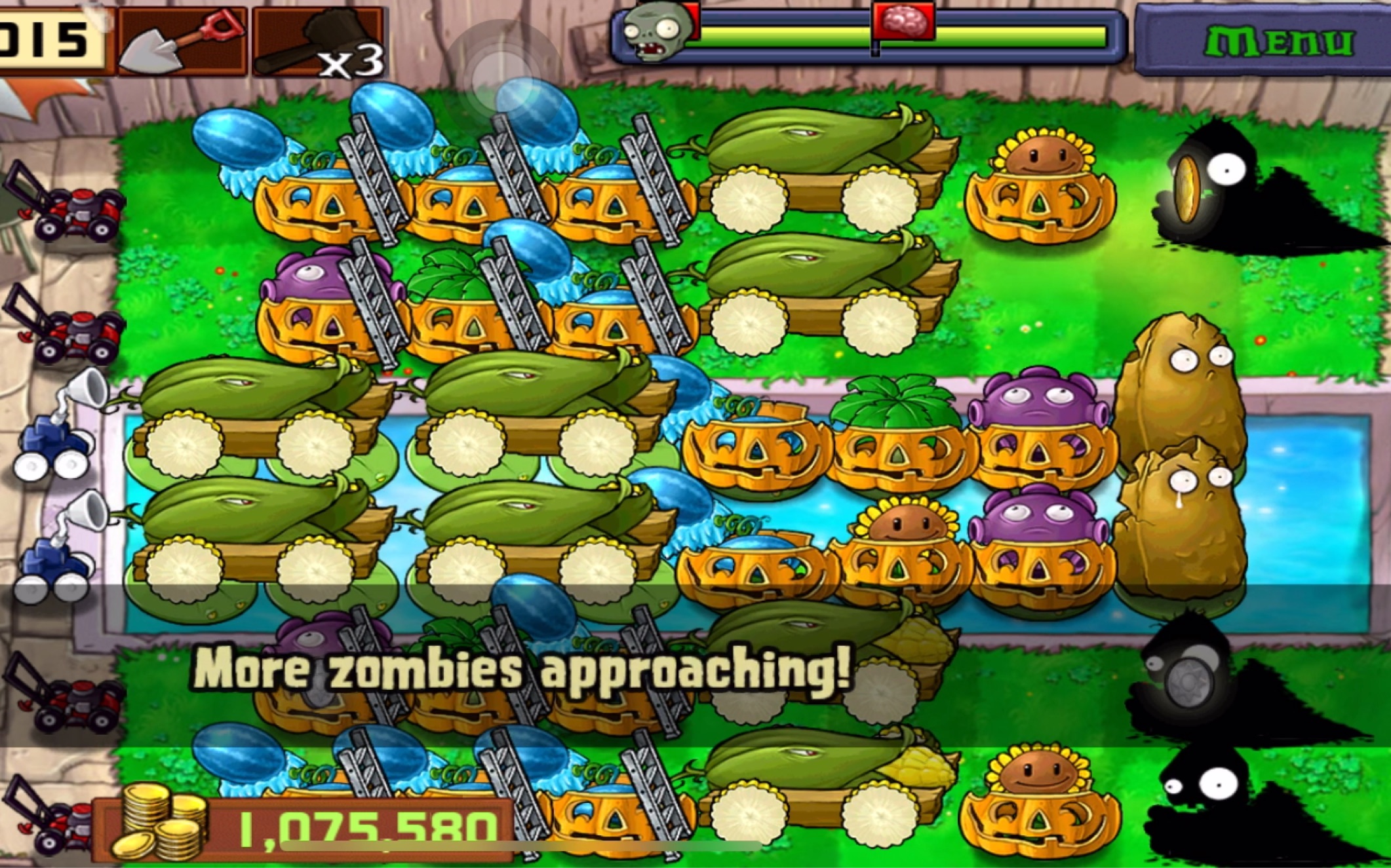 植物大战僵尸1pvz无尽搭梯手机版