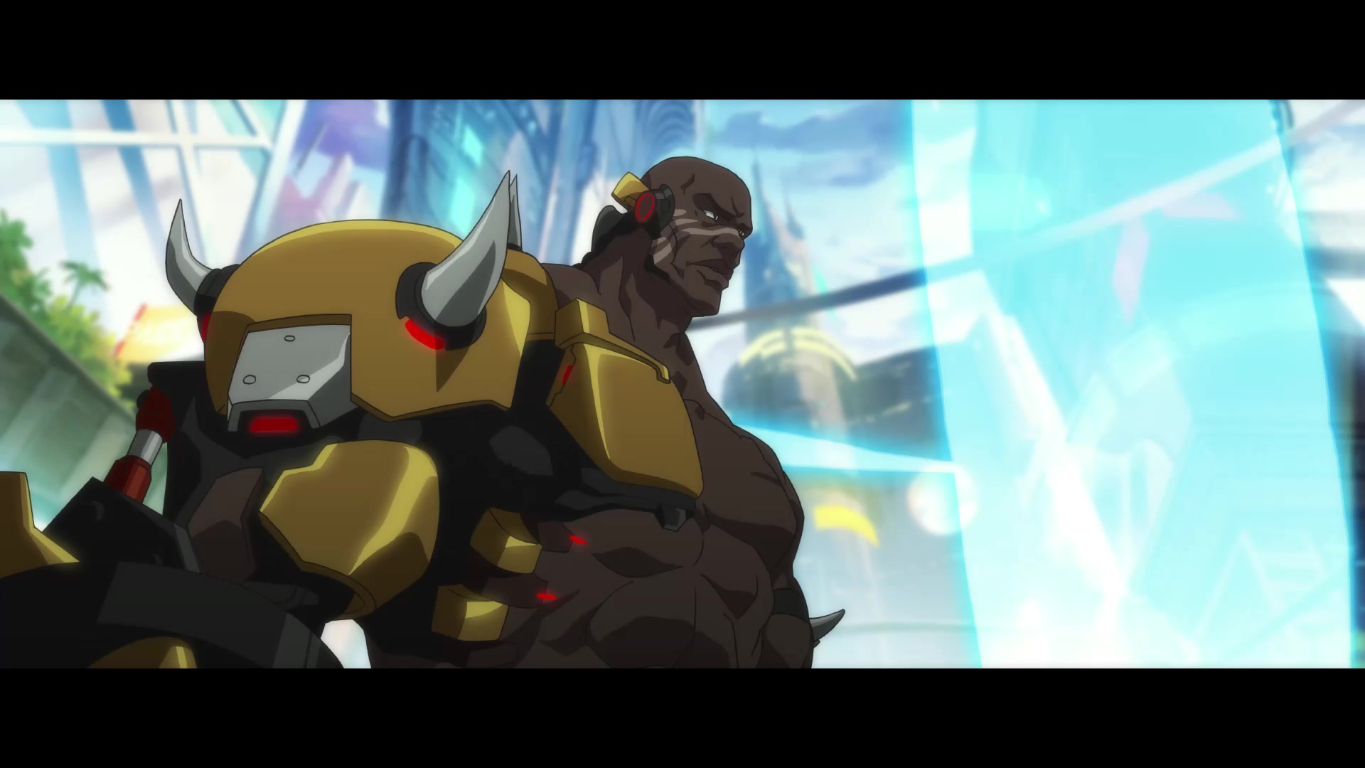 《末日铁拳》守望先锋cg,唯一没有被动画夸大的英雄