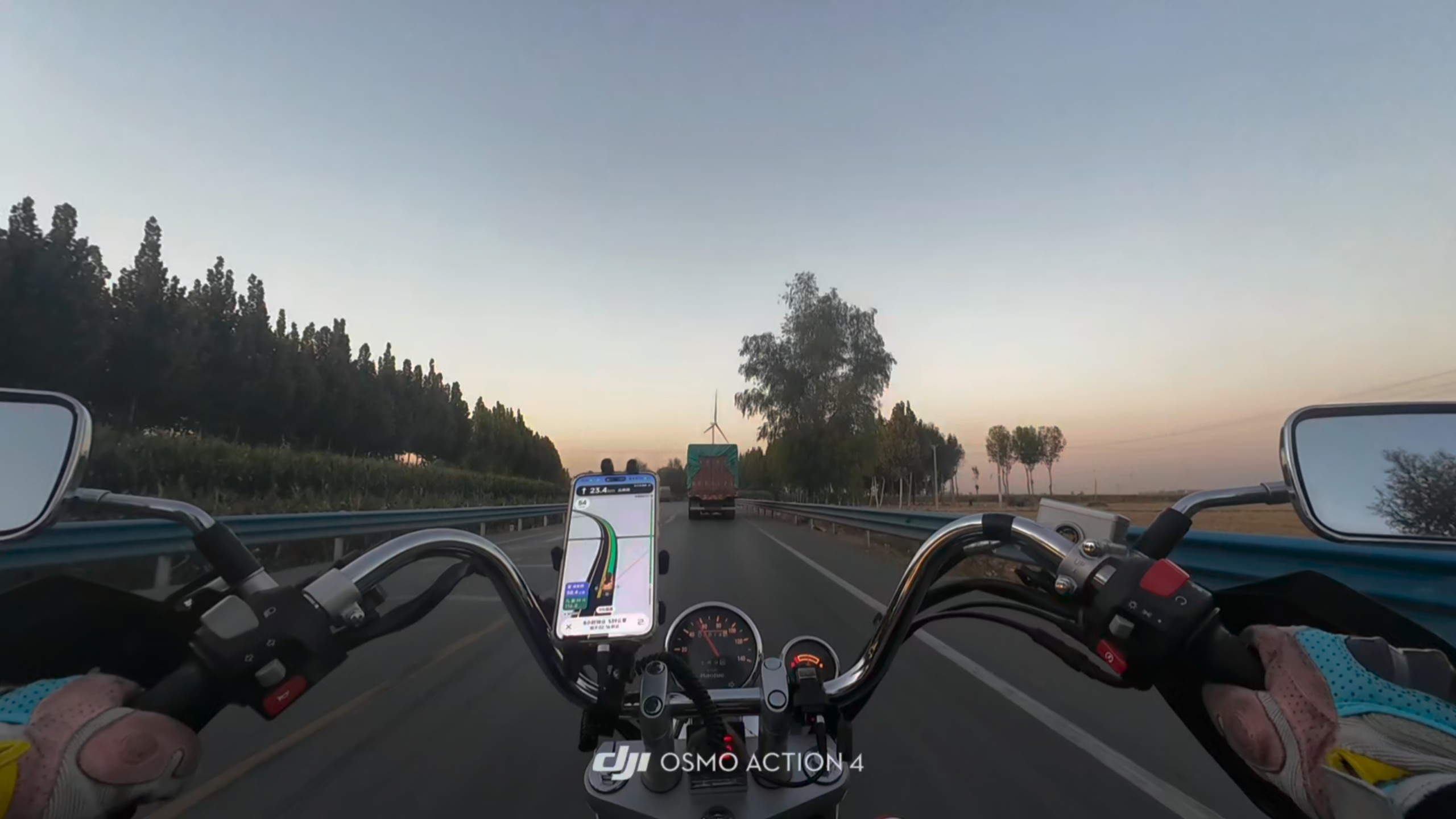 【骑行vlog】一路向北，迎着夕阳