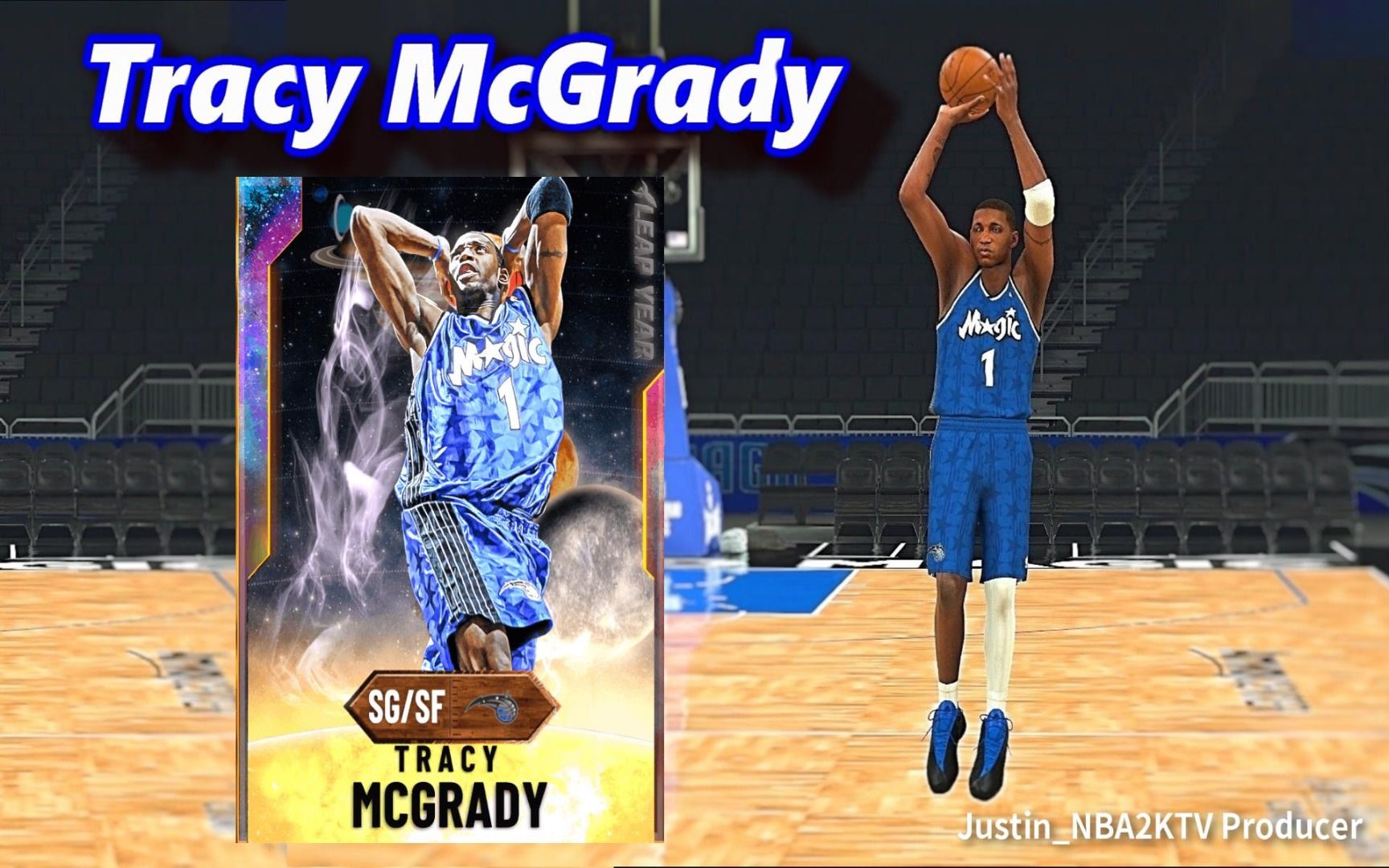 【NBA2K20】超级稀有的银河 巅峰Tracy McGrady 曾经的四大分卫之一! | 球员评测 「JustinNBA2KTV」哔哩哔哩bilibili