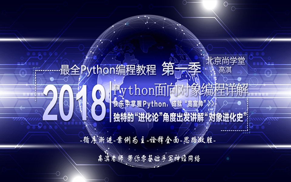 尚学堂python400集第一季Python面向对象编程Python全栈开发 网络爬虫Python基础教程 高级开发类与对象设计模式哔哩哔哩bilibili