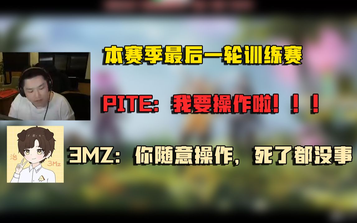 3mz:你随便操作,死了都没事!皮特:我要操作啦!!!哔哩哔哩bilibili