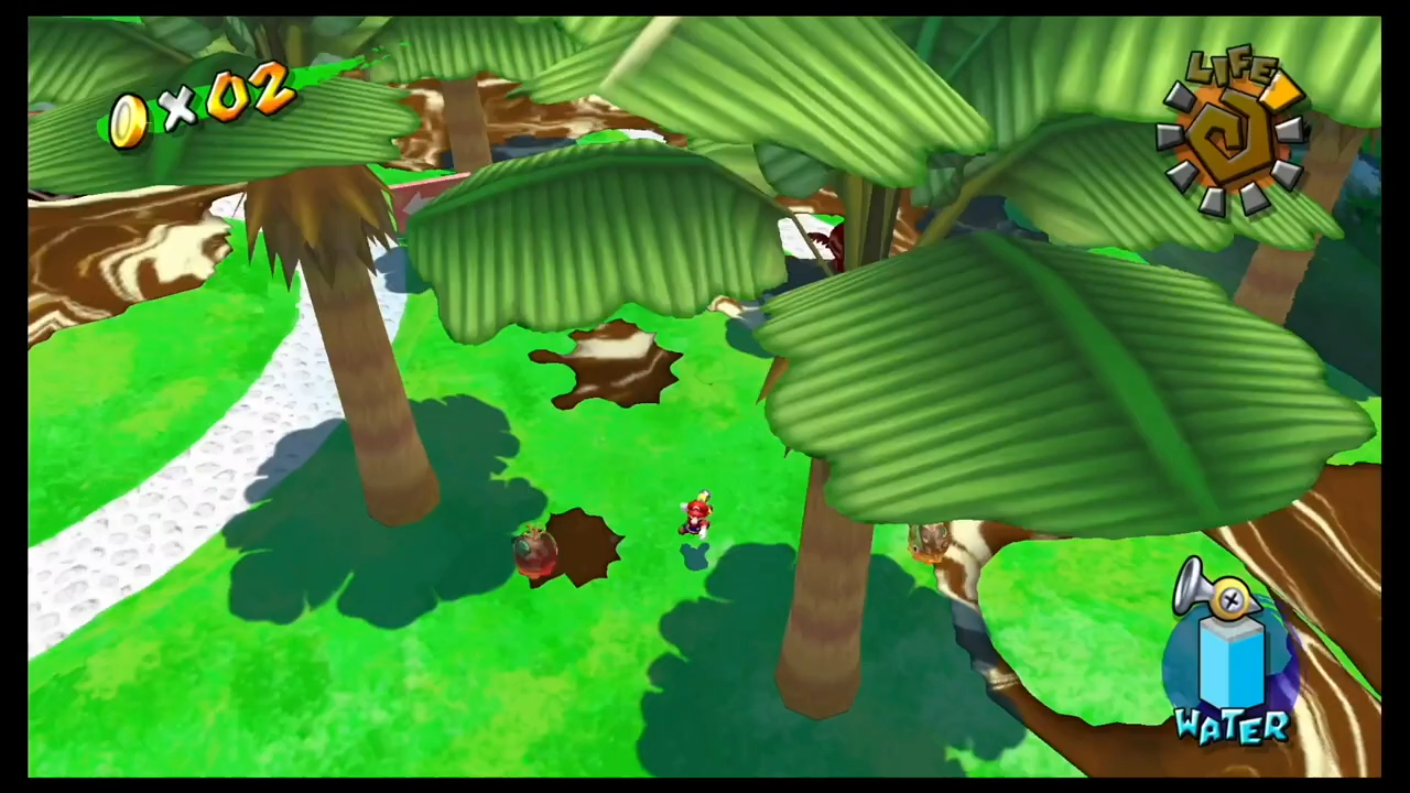 马里奥在马里奥sunshine里的234种死法(有四个game over)