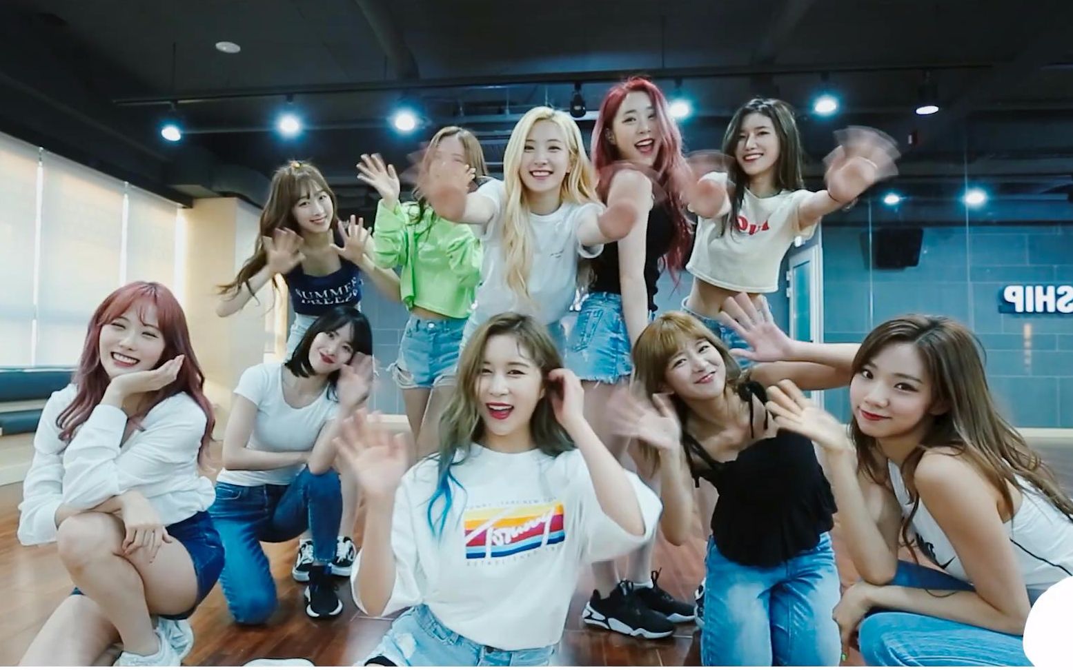 【1080p】190617 宇宙少女 - boogie up 练习室舞蹈 moving cam ver.