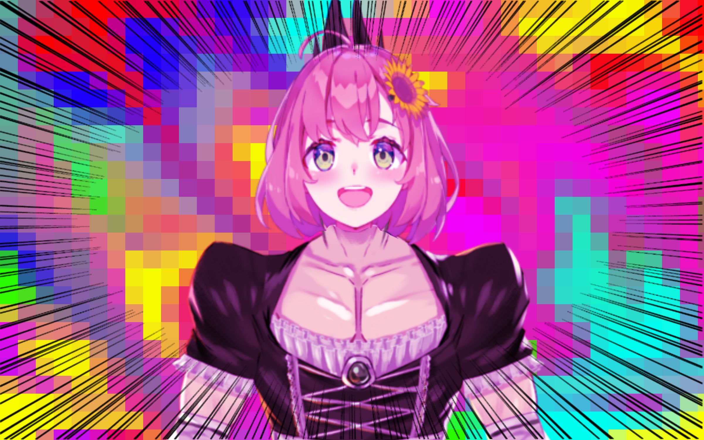 【社筑/花畑チャイカ/熟肉】社筑柴卡的向日葵模仿