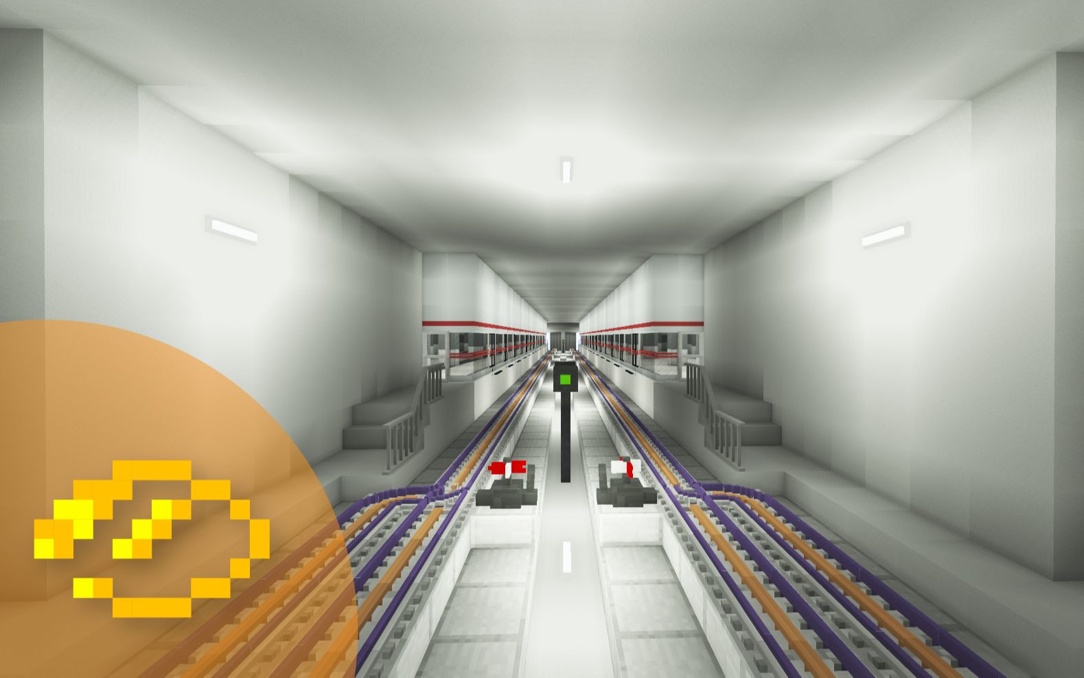 1 chihocraft服务器轨道交通1号线一期pov【minecraft】【mc地铁】