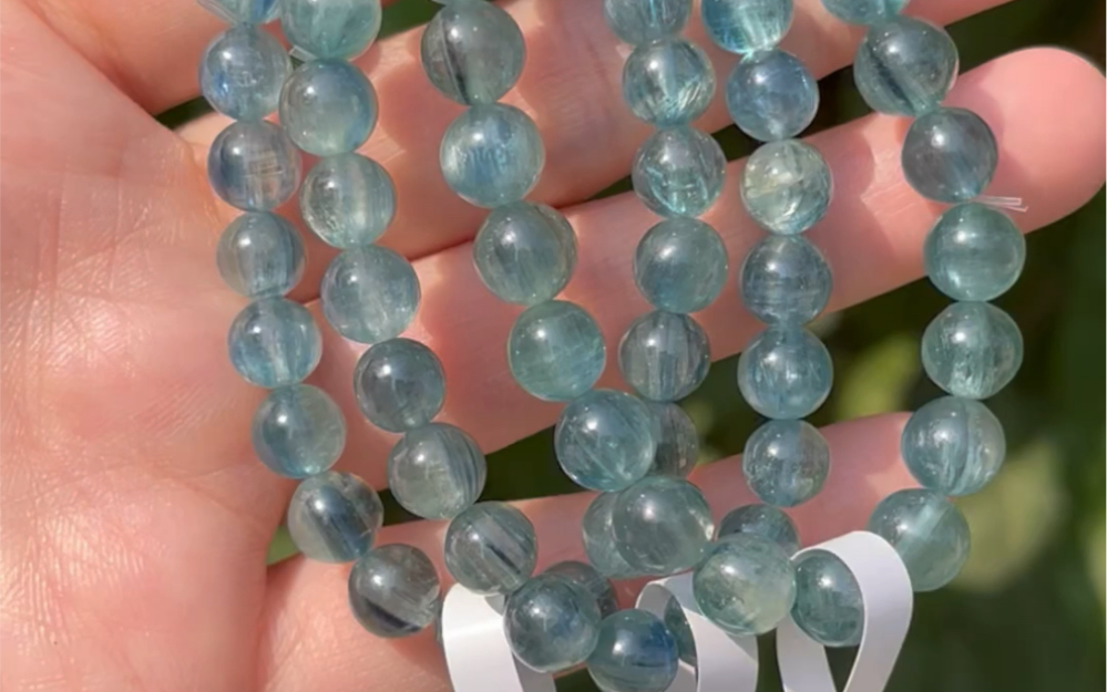 天然蓝绿晶 蓝绿共生水晶