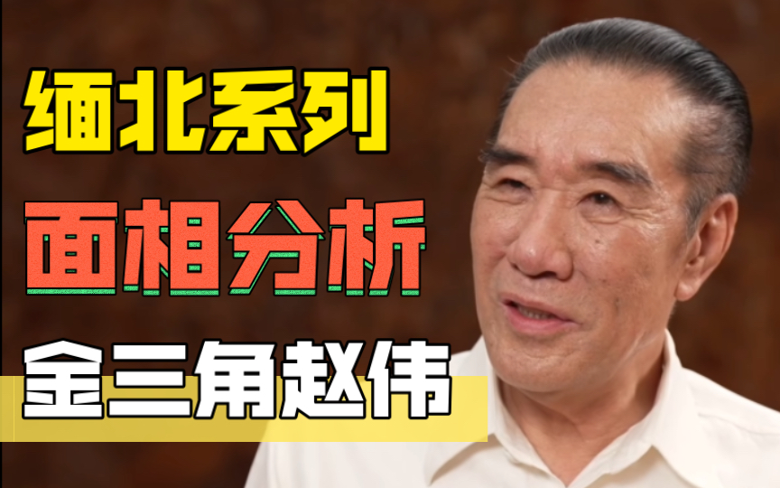 【缅北系列】面相分析金三角赵伟,一个真正的大佬.哔哩哔哩bilibili