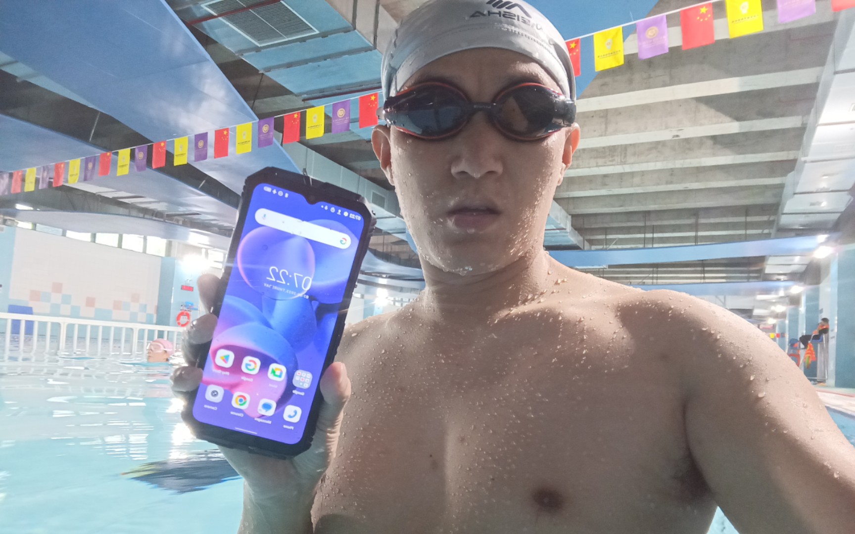 道格 Doogee V31GT 旗舰5G 三防手机泳池防水测试!哔哩哔哩bilibili