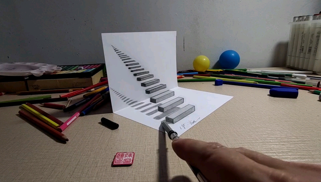 教你画简笔3d立体图学会画就这么简单