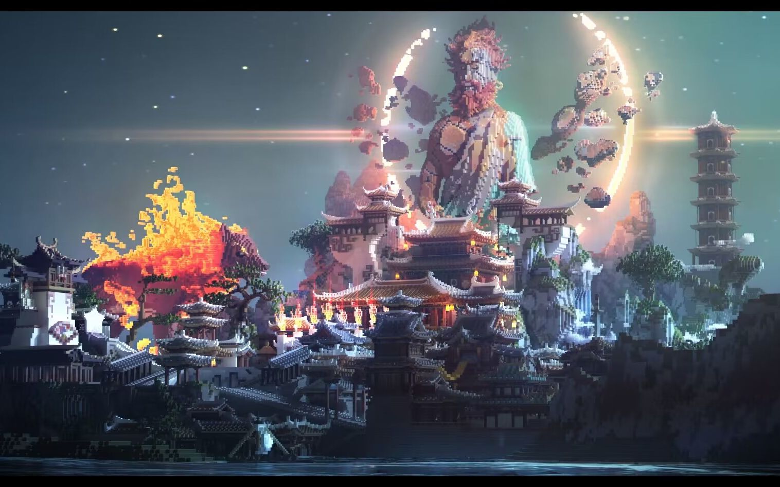 【minecraft】玄幻中式建筑单品,给你带来不一样的"山海经"世界!