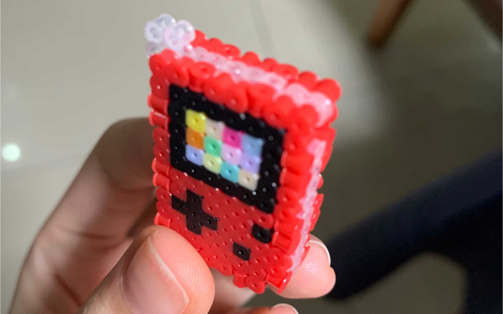 拼豆立体 2.6 复古游戏机 图纸:嗨趣优品