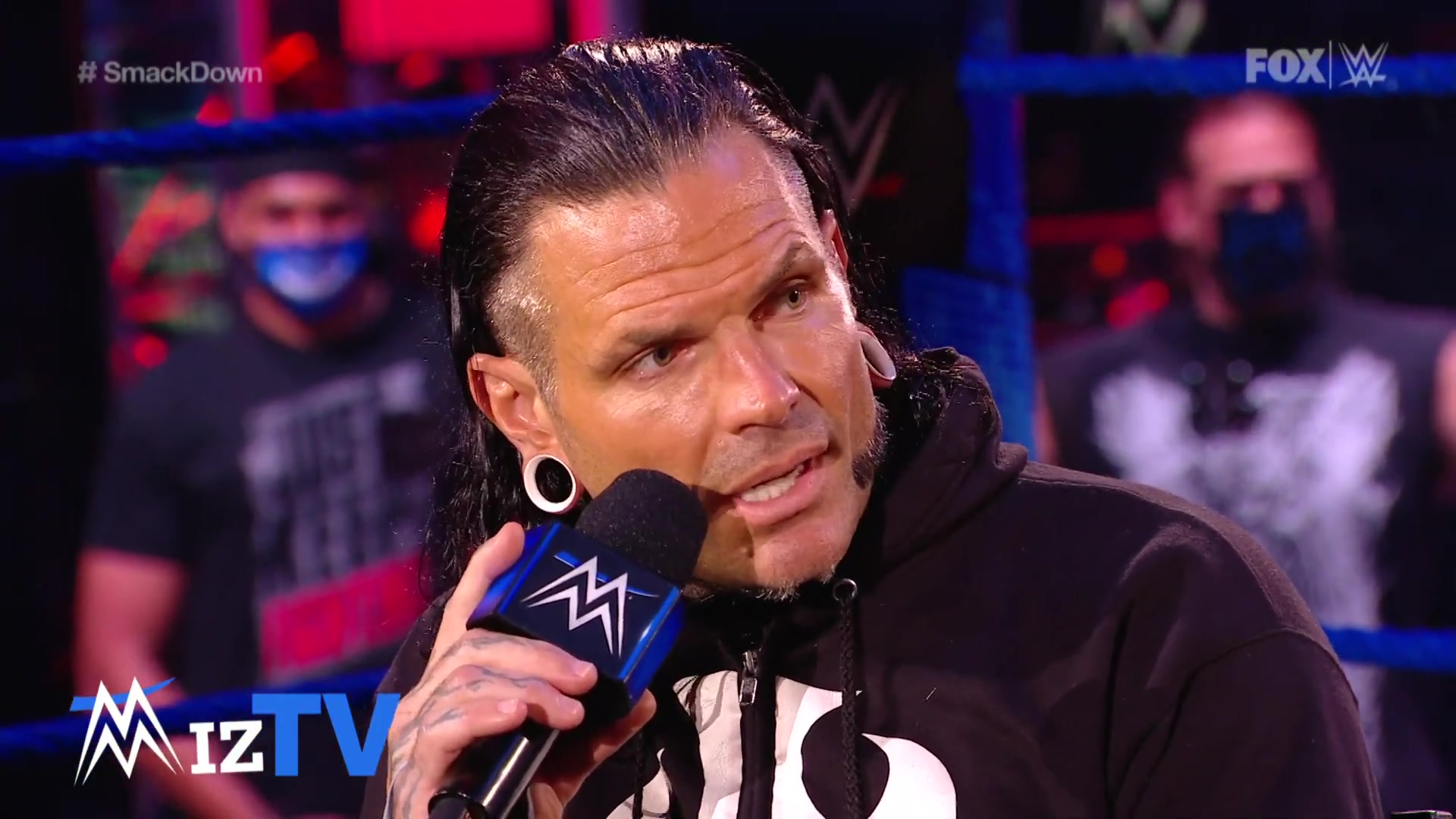 the miz provokes jeff hardy on "miz tv": smackdown, july 10