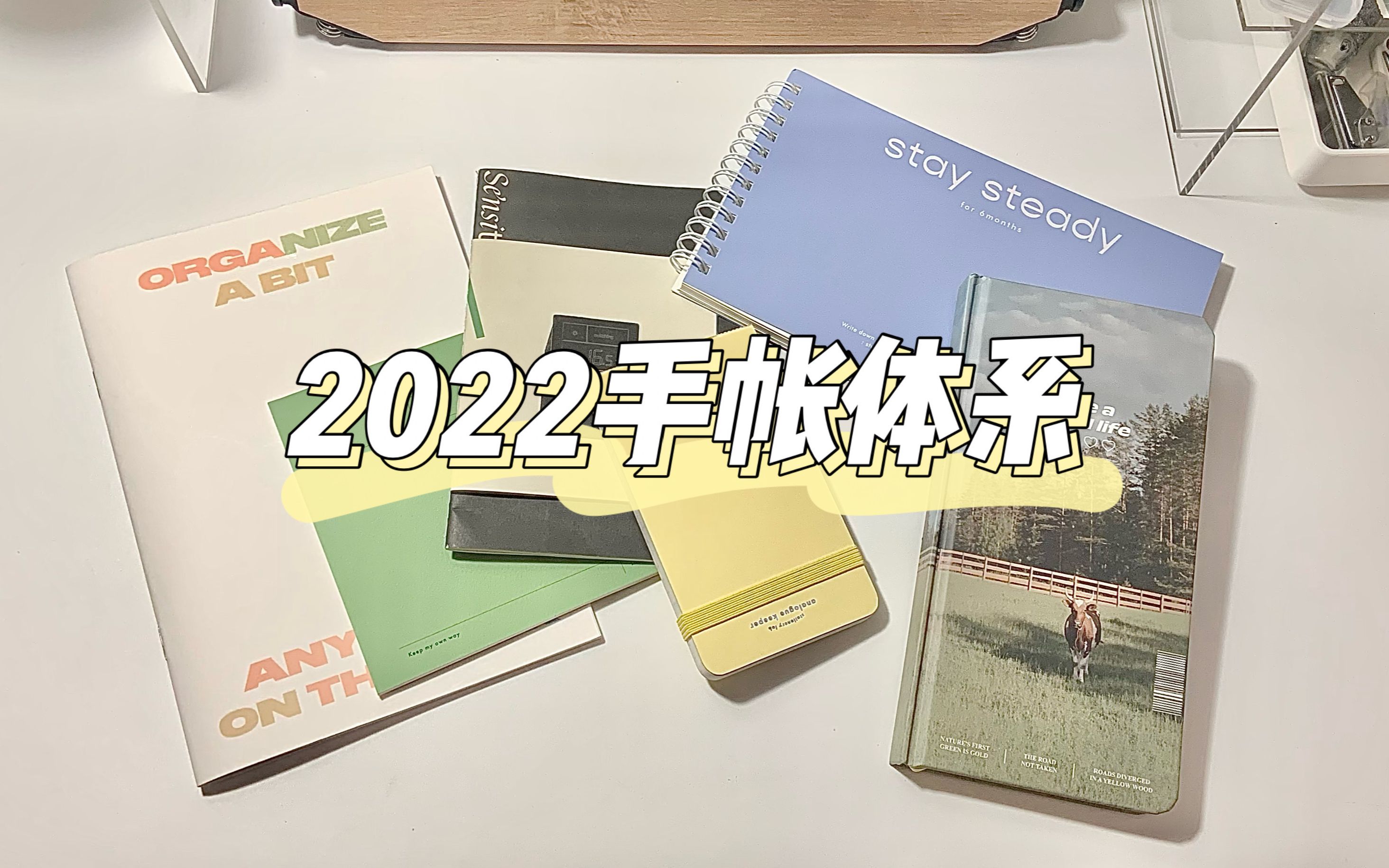 【晴子的分享】2022手帐体系分享|新手帐本|简约韩系哔哩哔哩bilibili