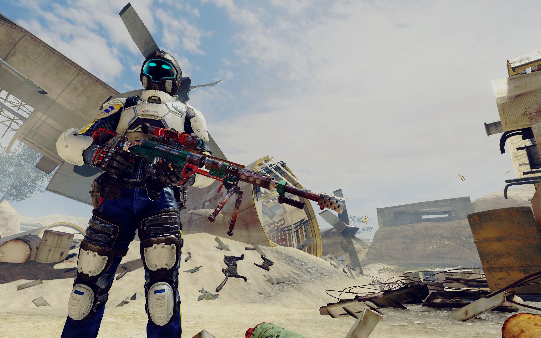 使命召唤ol末世来袭m200异变风暴手动拼装上阵体验服