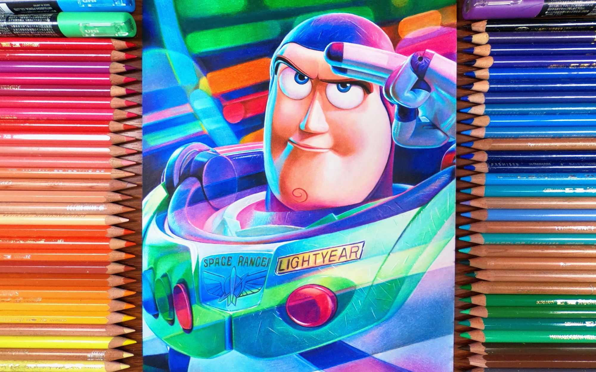 怎么也火不起来的up画个巴斯光年