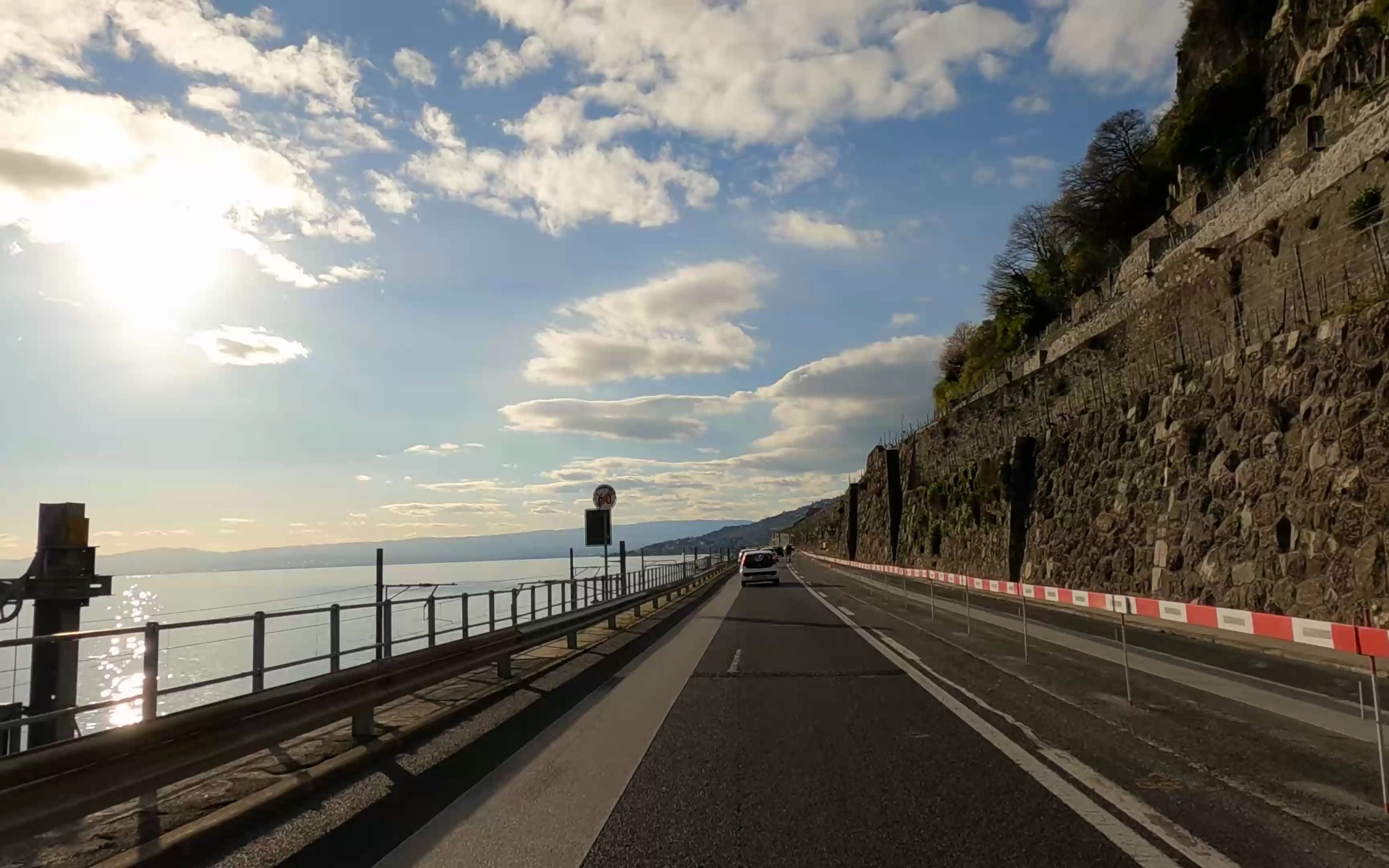 [图]4K 【瑞士】旅行驾驶 科尔索-日内瓦湖畔至洛桑 Corseaux-Lake Léman road to Lausanne