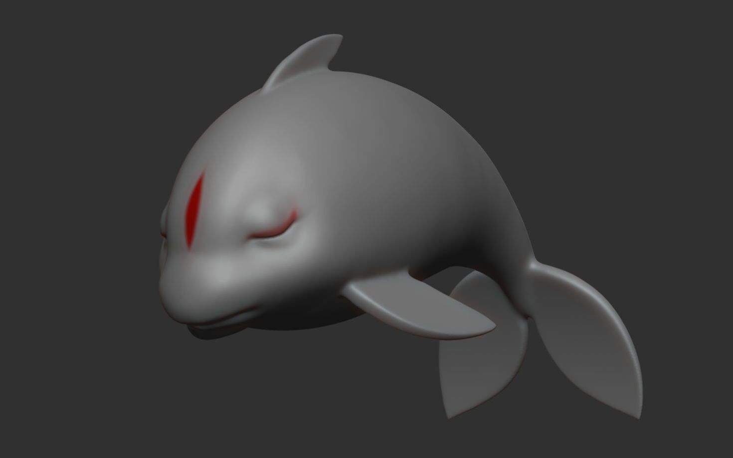 zbrush入门操作教程《大鱼海棠》小海豚