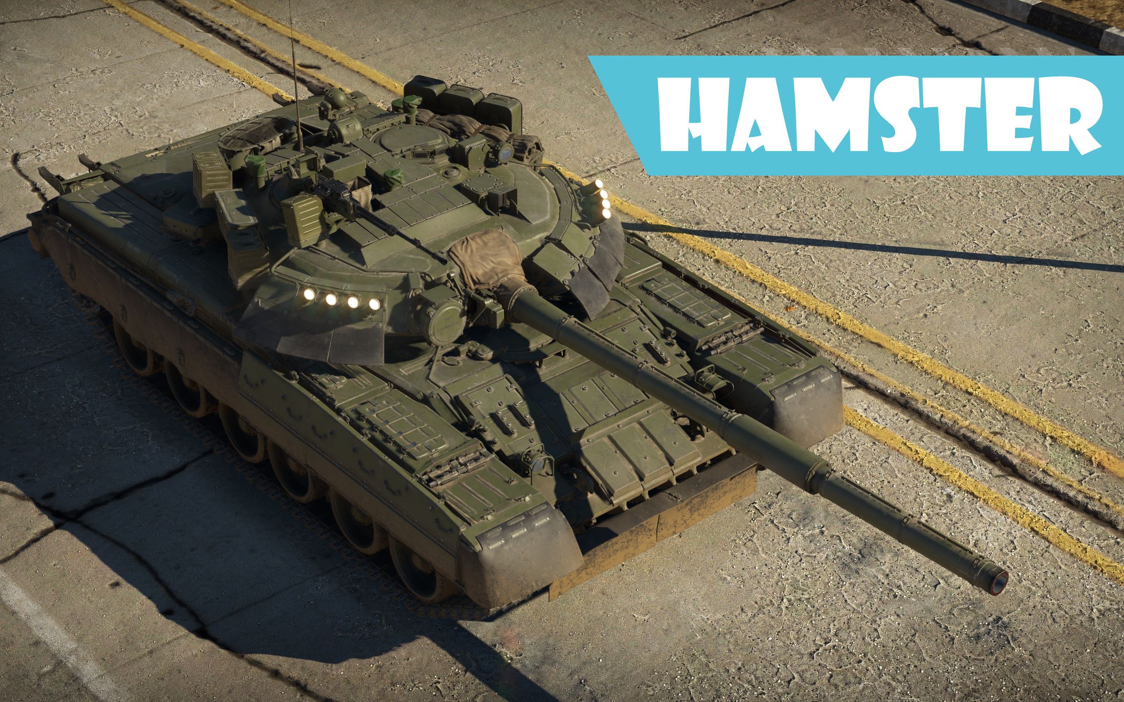 【战争雷霆】125滑膛blyat!t-80u主战坦克测评与实战