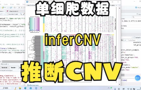 SCS【16】从肿瘤单细胞RNASeq数据中推断拷贝数变化 (inferCNV)哔哩哔哩bilibili