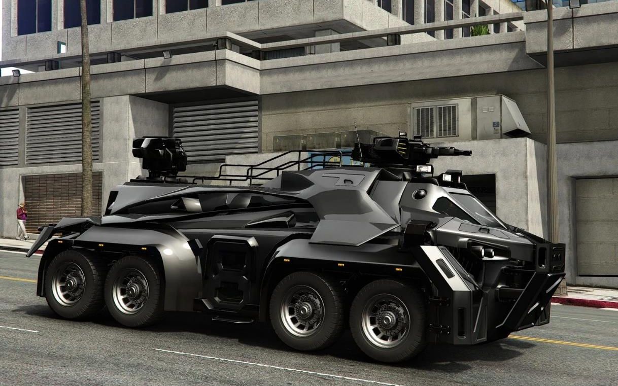 gtamodmike装甲战车跑图