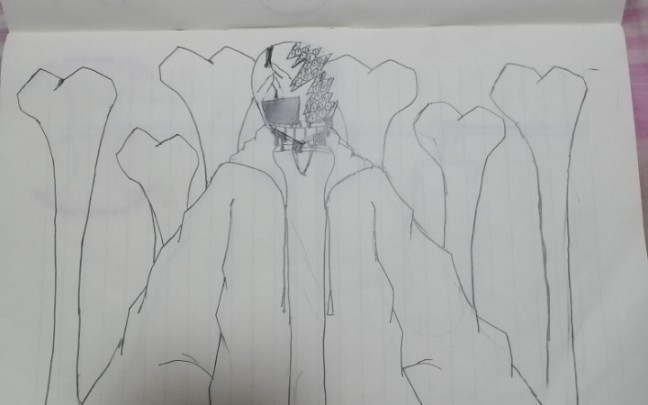 (手绘)瘦骨嶙峋[skinny and bonysans]