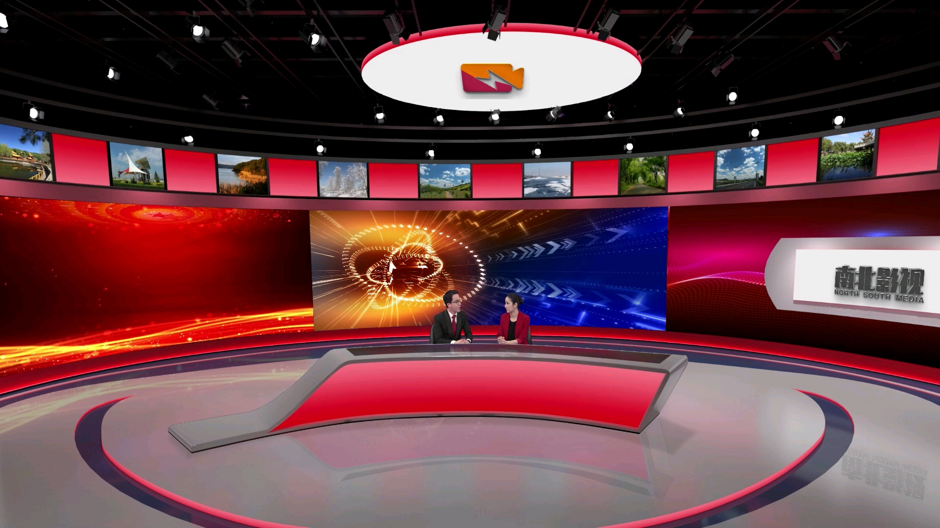 党政会议虚拟演播室vmix虚拟演播室