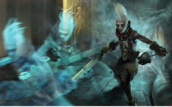 源计划艾克上单vs岩雀 翠绿的时空刺客