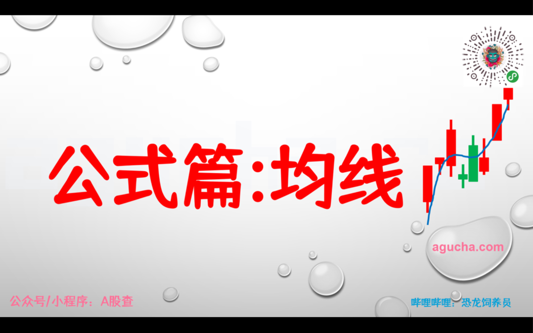 K线图教程:选股公式编写均线/量化交易入门/日本蜡烛图选股/K线选股哔哩哔哩bilibili