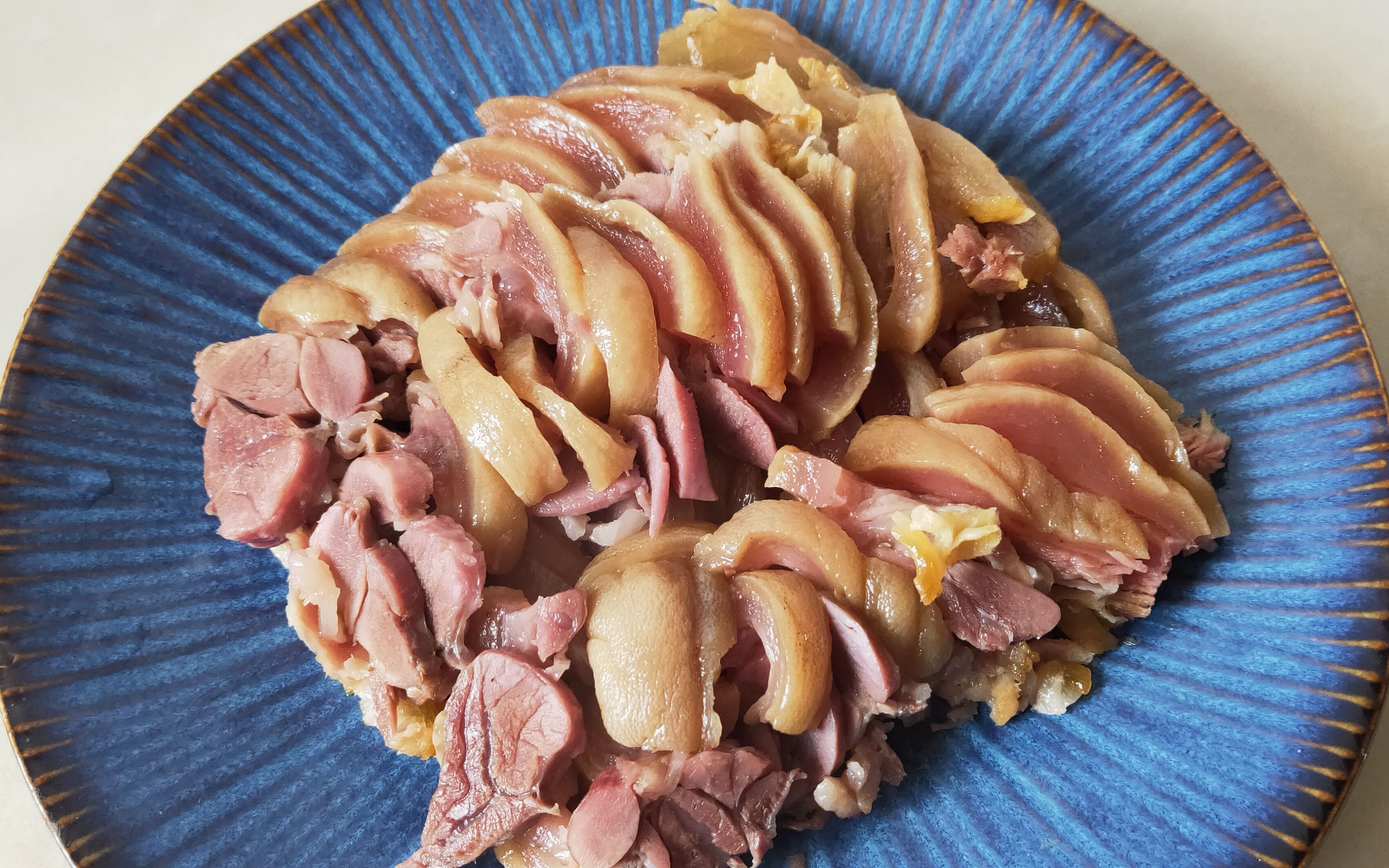 凉拌冷吃猪蹄膀,南方风干腊货制作的美食,腊猪蹄膀这么吃,你吃过吗?