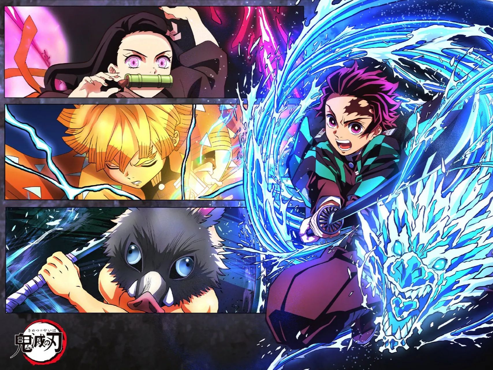 【4k60fps】前方燃爆,来感受这华丽的战斗盛宴!【那田蜘蛛山篇】