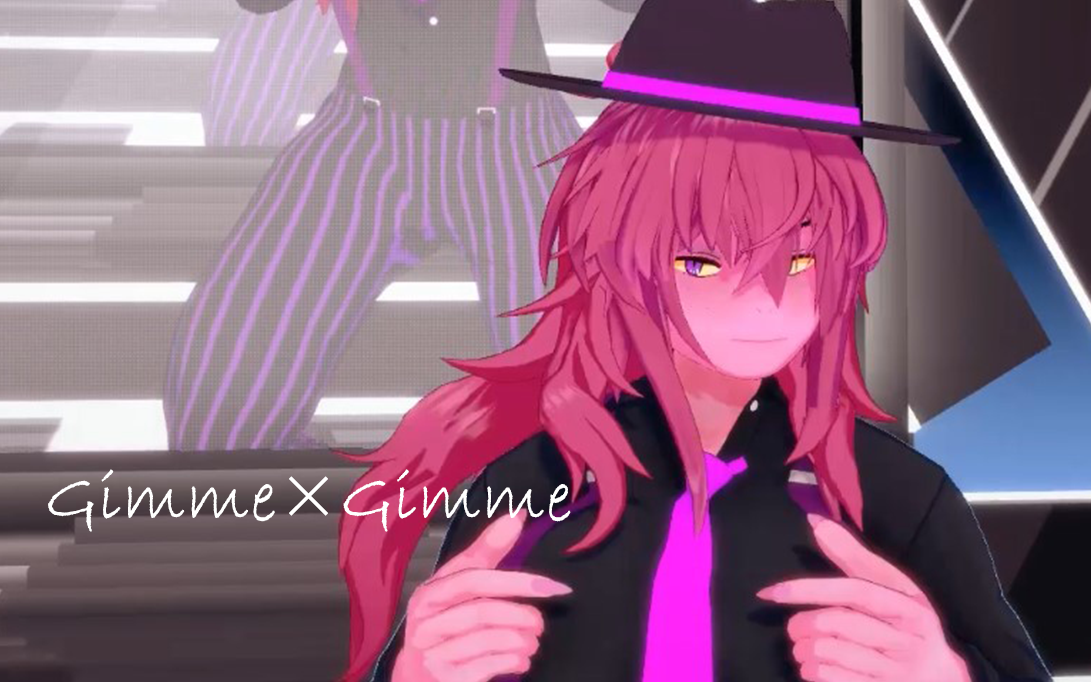 【三角符文/kk/mmd】「 gimme×gimme 」黑帮服susie