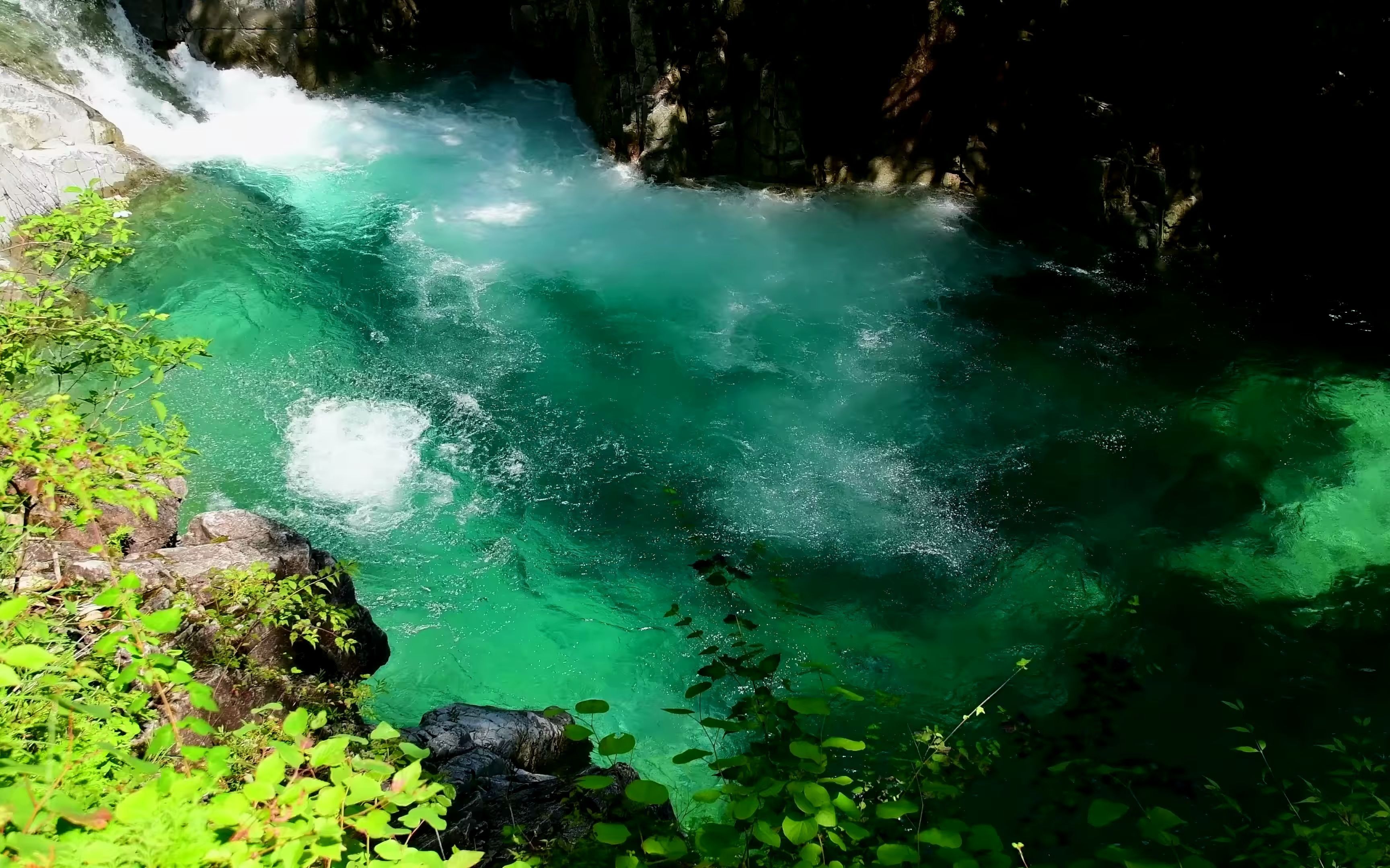 【4k摄影】夏日的阿寺溪谷