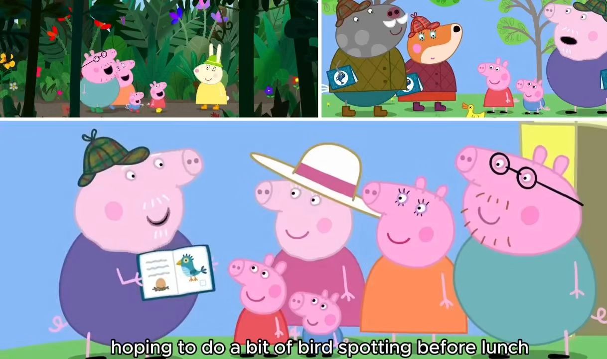 Peppa Pig小猪佩奇英文原版  走进大自然,让我们跟佩奇一起快乐学知识!(每日更新)哔哩哔哩bilibili