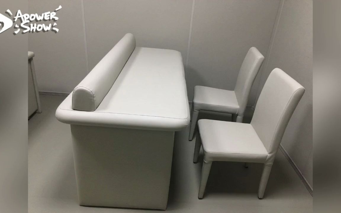 广州审讯室防撞软包安全专用桌椅厂家