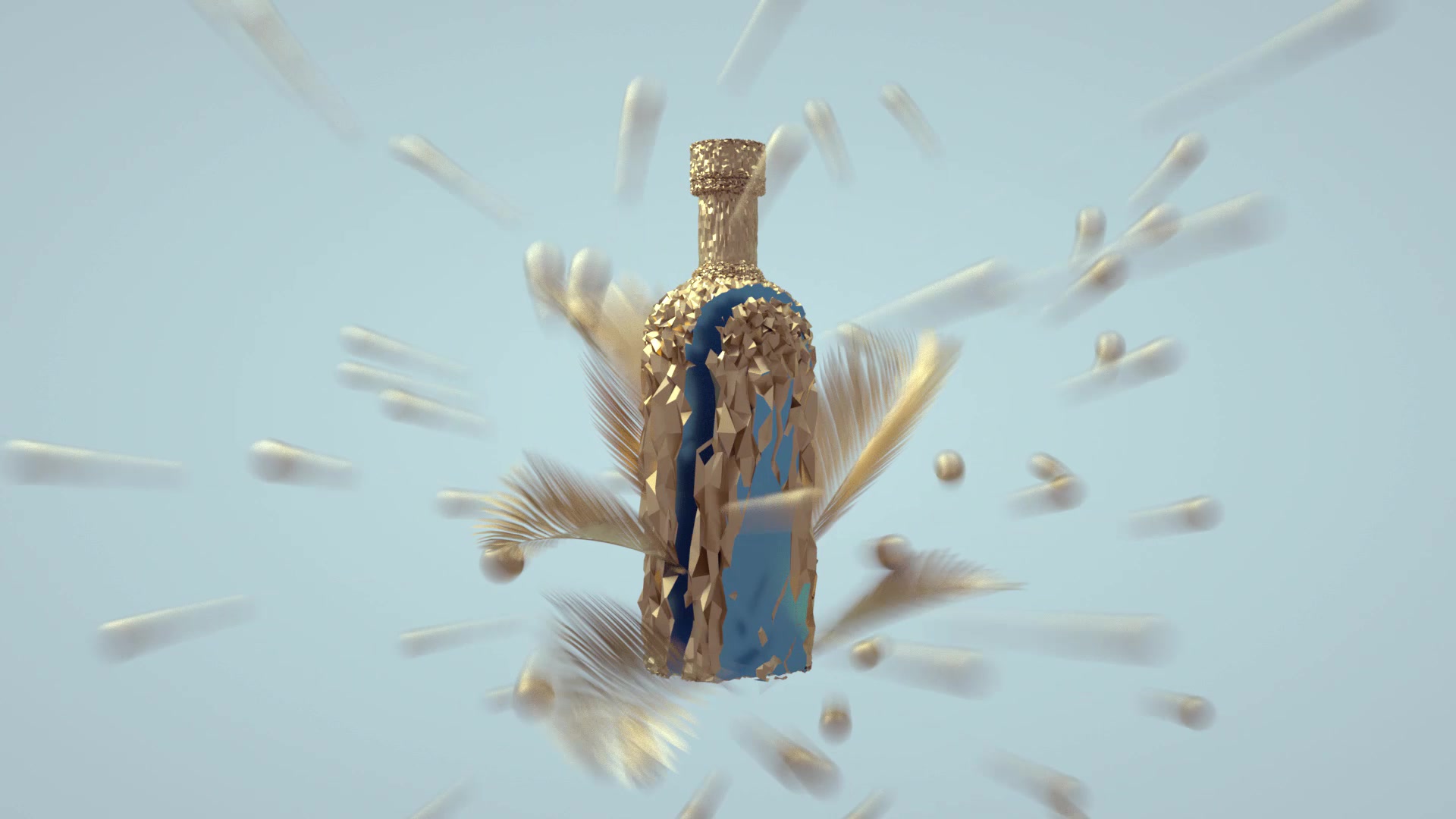 《疯狂的瓶子》c4d临摹动画