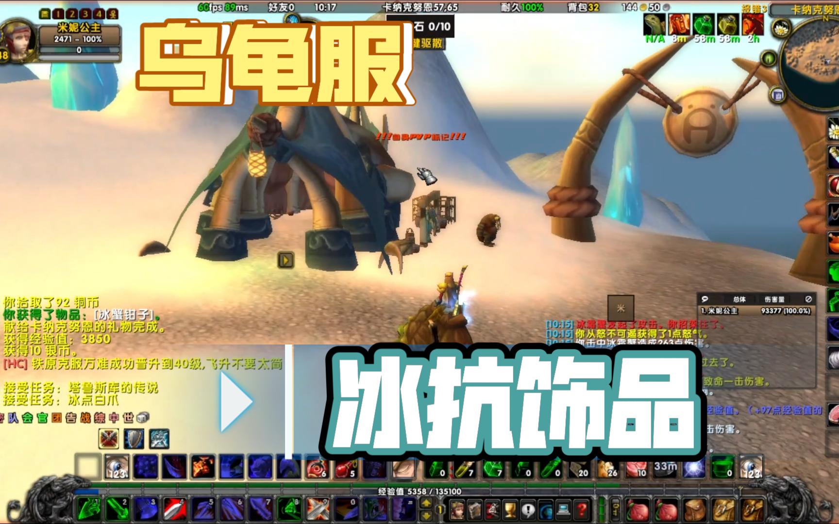 乌龟服的这个加冰抗的饰品能用上naxx的冰龙吗