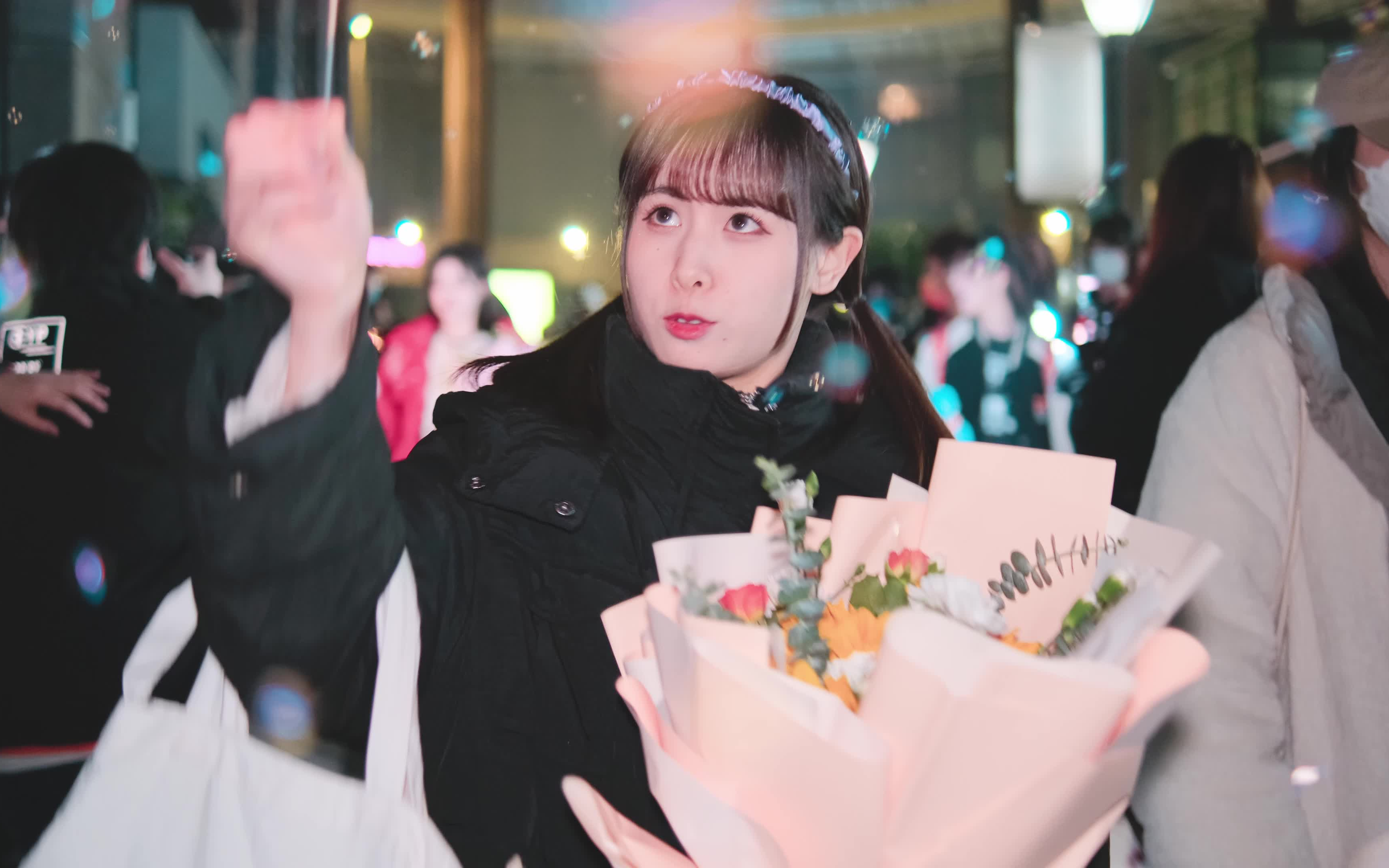 【张爱静】ckg48手牵手首演下班,泡泡起来的那一刻世界都是温柔的.