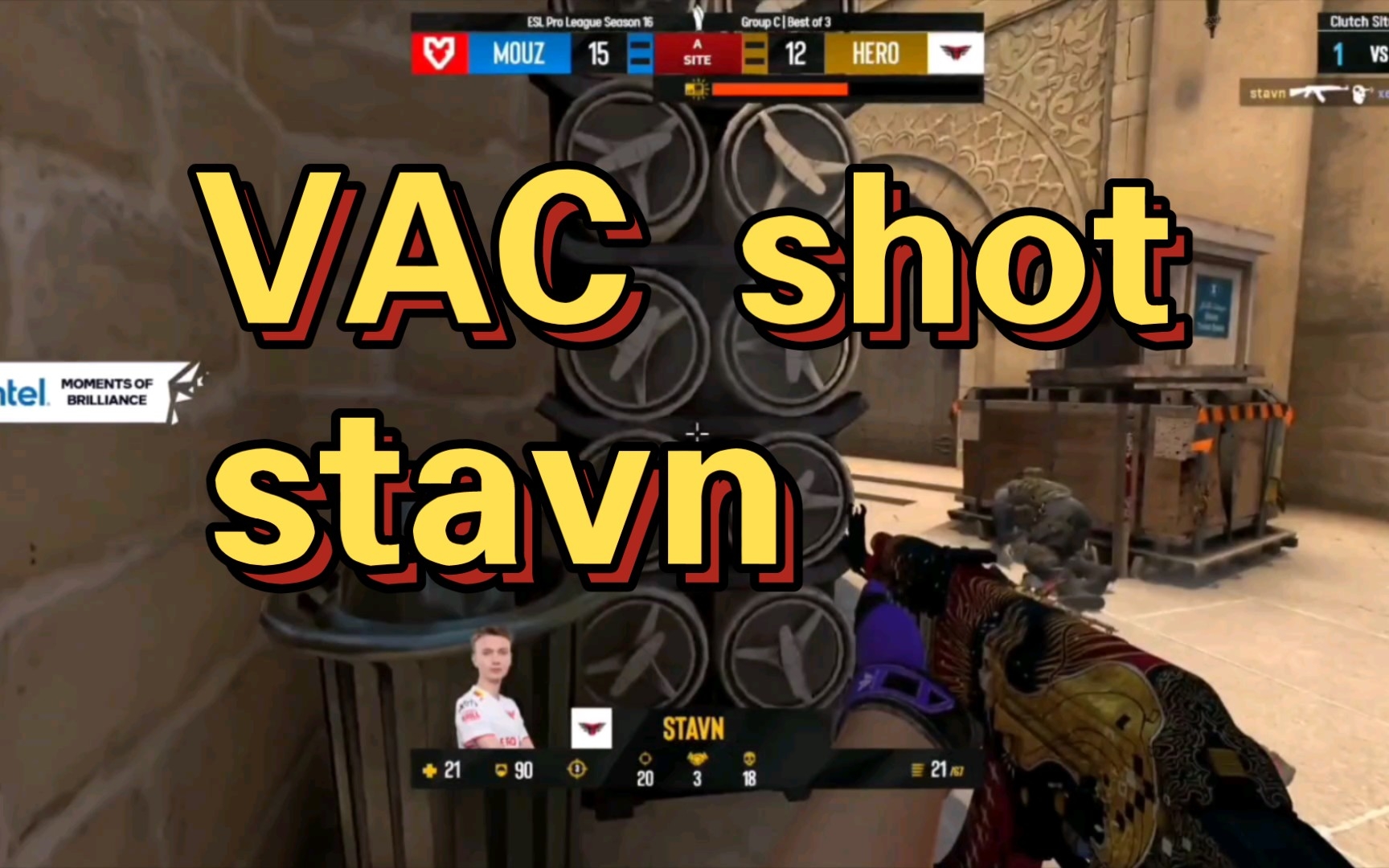 stavn这枪转的也太离谱了!vac shot