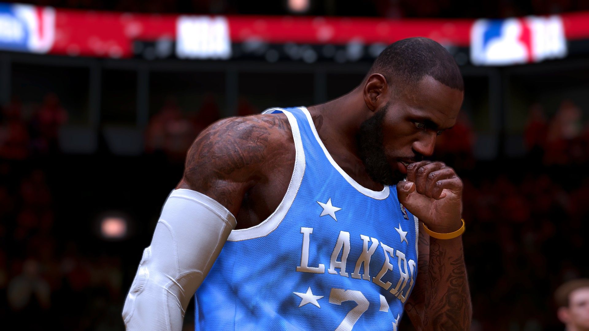 nba2k23 39岁老汉勒布朗詹姆斯依旧十分炸裂