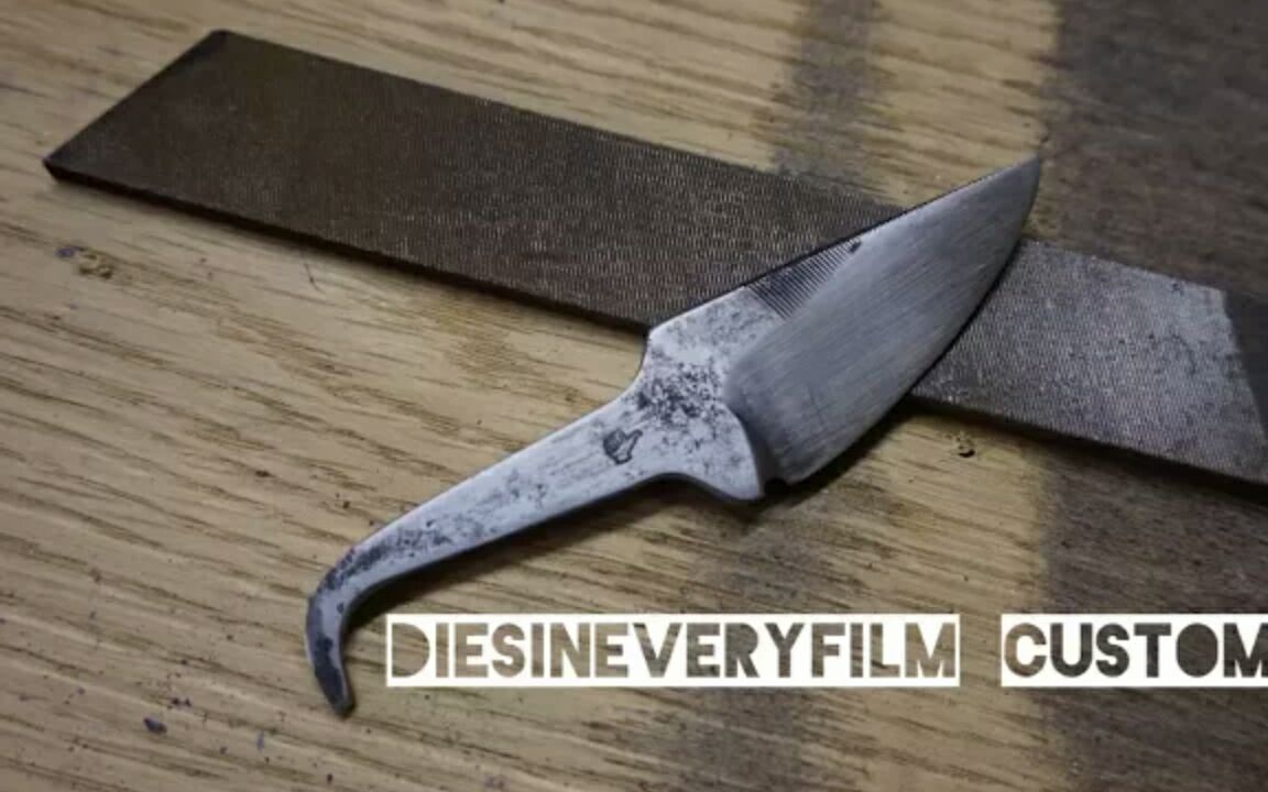 锉刀魔改,制作一把小刀,看封面就知道了多漂亮了啊!