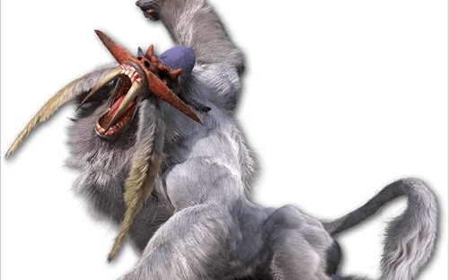 ios怪物猎人p2g激突雪狮子王太刀向