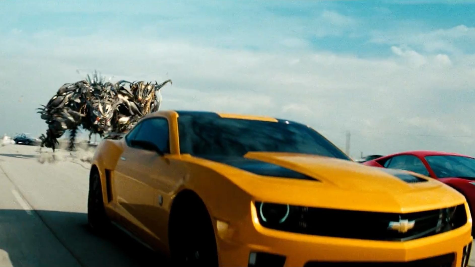 变形金刚3公路追逐片段