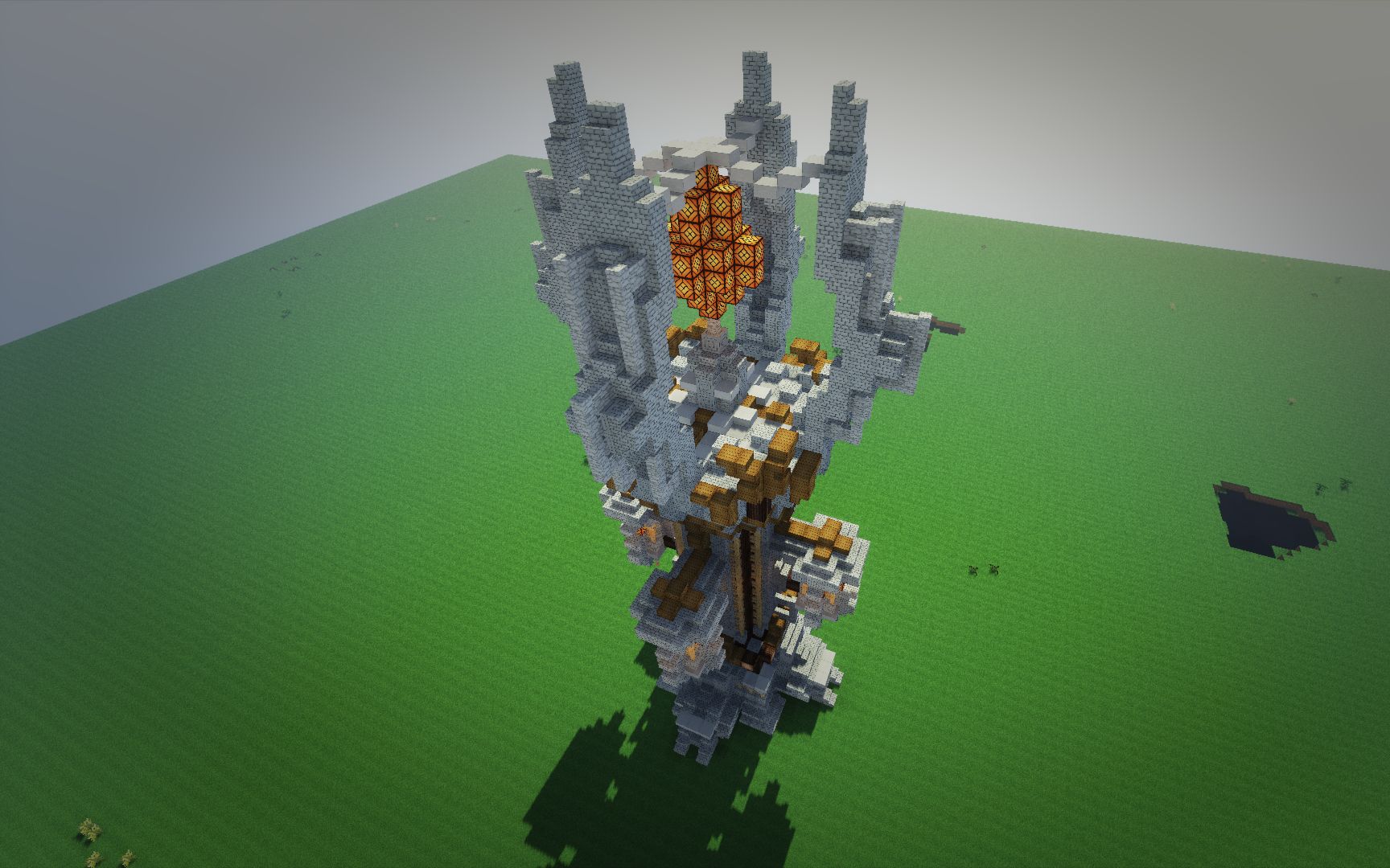 【鬼影mc建筑】教你做一个中世纪灯塔!