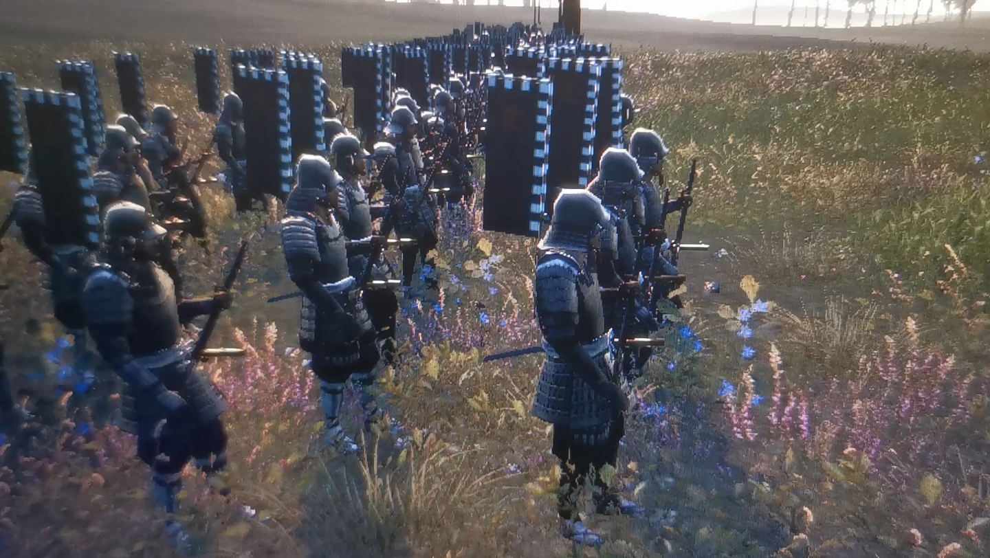 日本战国上杉铁炮三段击