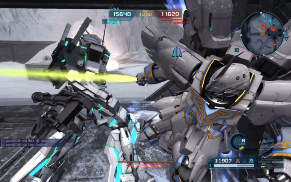ps5高达战斗行动2 rx0独角兽高达对决强化的新安洲 雪地10万伤