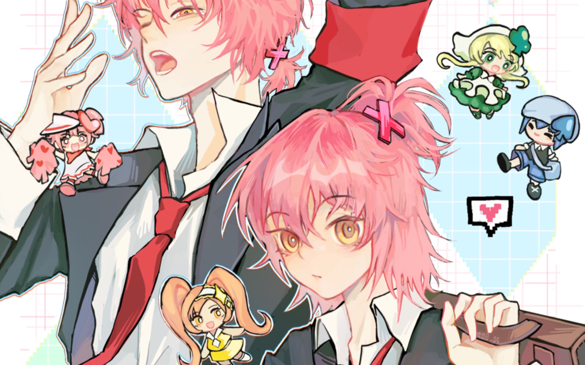 【日奈森亚梦】性转贴贴,unlock!