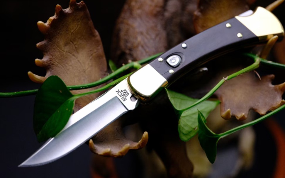 百年经典buck美国巴克110木柄侧跳版现在的最新包装感觉更有档次