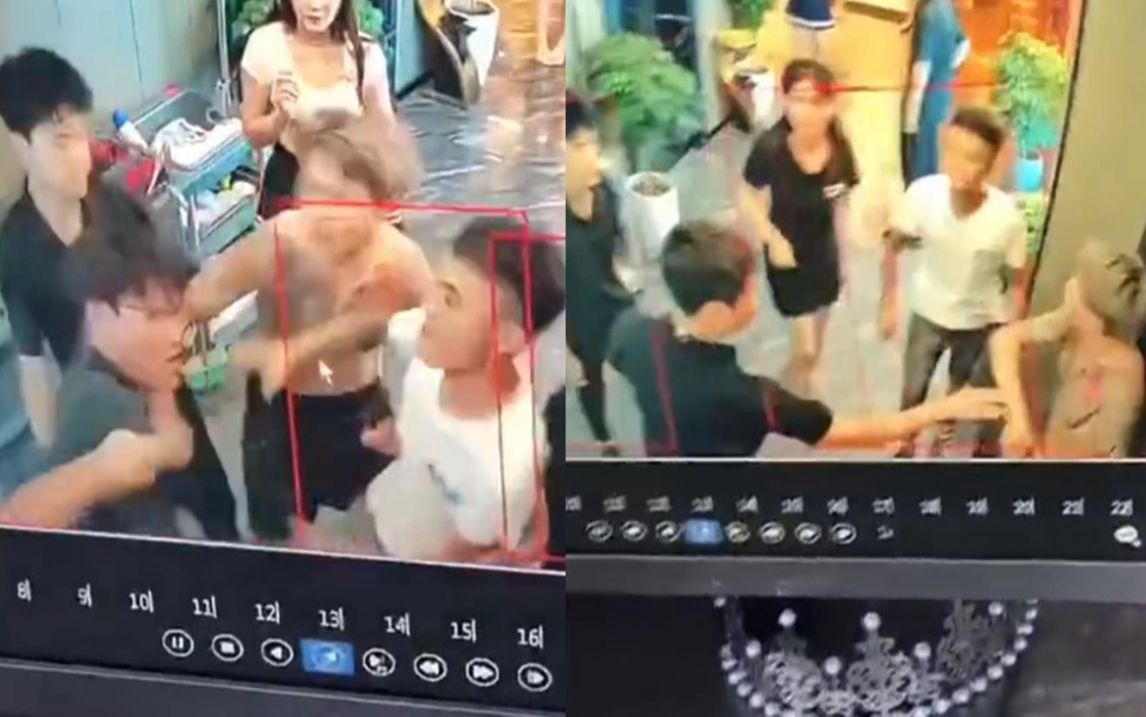 厉害了!眼镜小伙一打多ko多名纹身小伙,一拳纹身小伙就沉默了