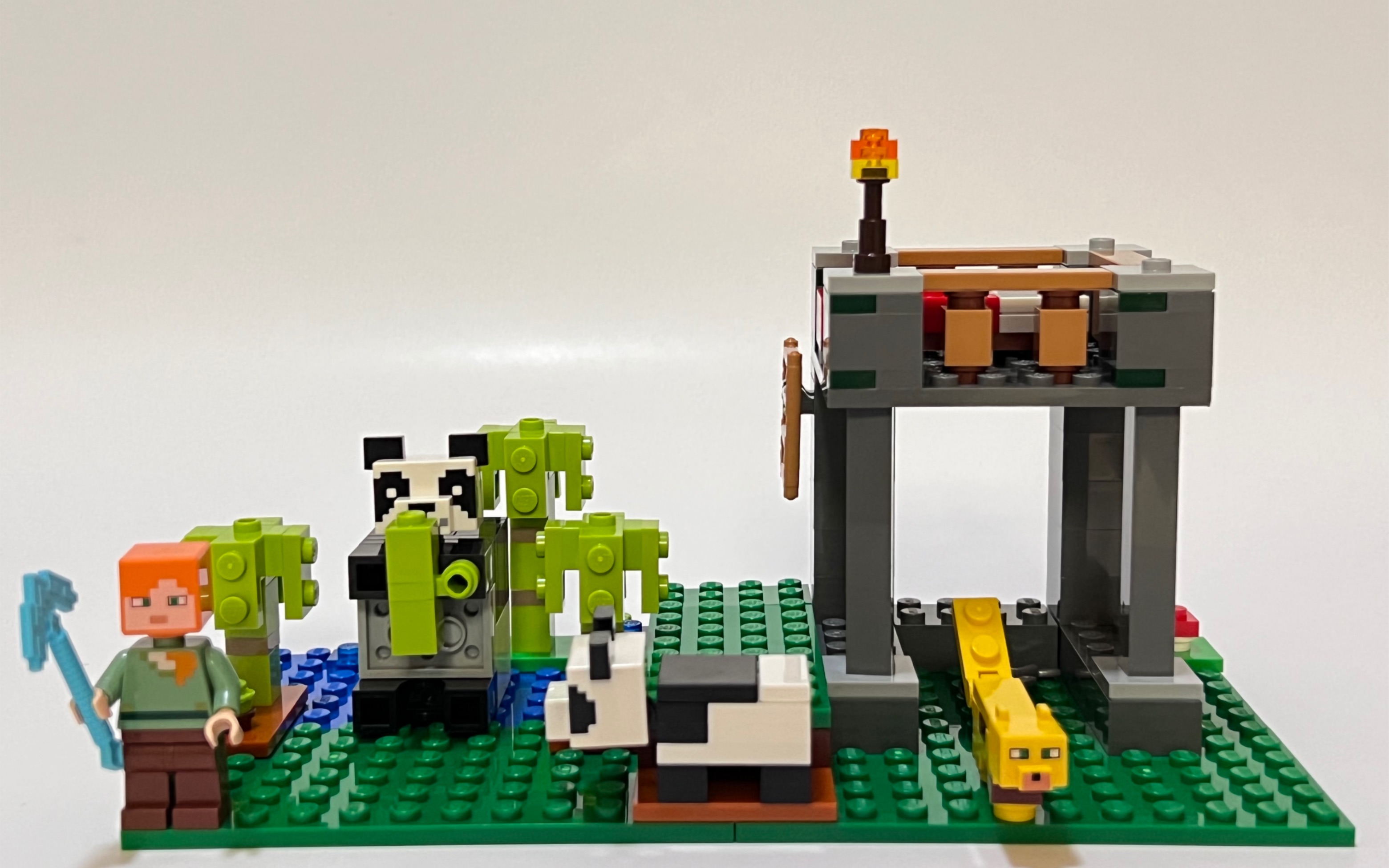 活动作品定格动画乐高我的世界系列之熊猫基地